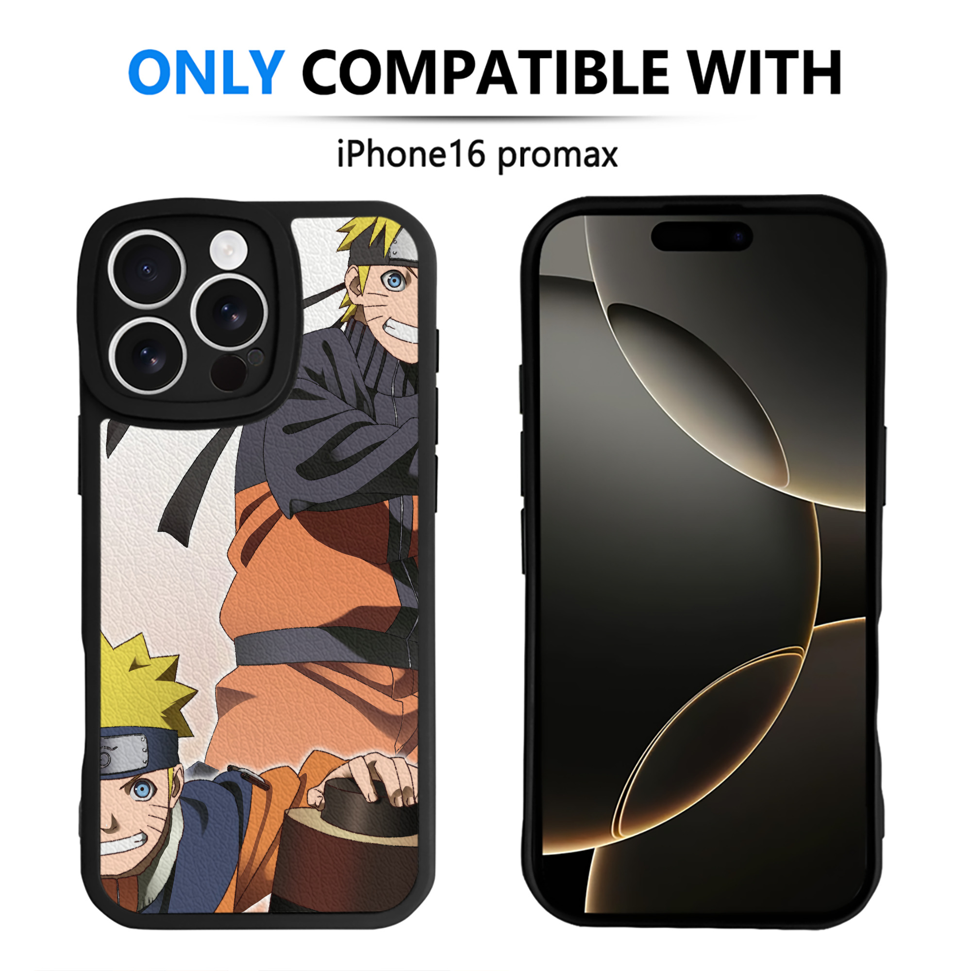 （画像用） NARUTO -ナルト- NARUTO -ナルト- 疾風伝 【iPhone 16シリーズ対応】シリコンスマホケース（レザー調） 材質：シリコン